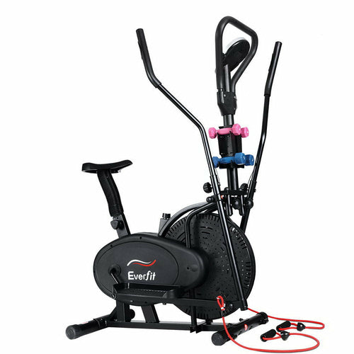 Everfit Exercise Bike 6 in 1 Elliptical Cross Trainer Home Gym Indoor