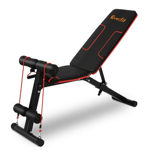 Everfit Weight Bench Adjustable FID Bench Press Home Gym 150kg