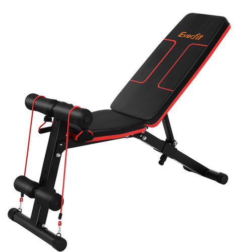 Everfit Weight Bench Adjustable FID Bench Press Home Gym 150kg