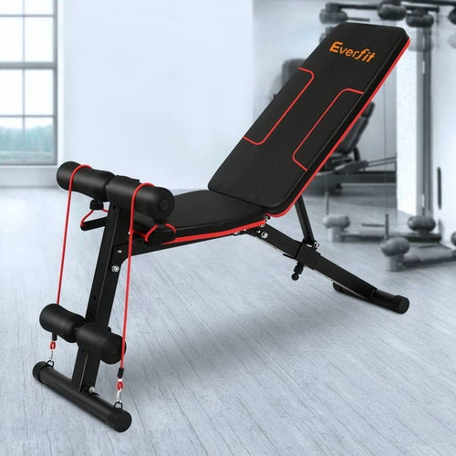 Everfit Weight Bench Adjustable FID Bench Press Home Gym 150kg