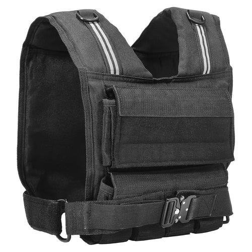 Adjustable Weighted Vest, 35lb Weight Vest with Iron Weights, Shoulder
